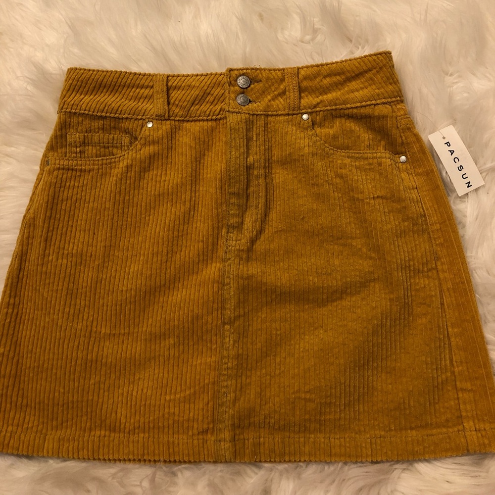 PACSUN yellow skirt